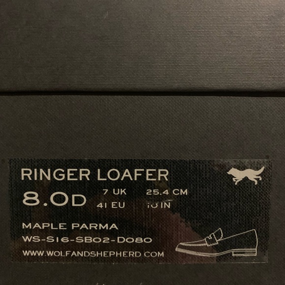 Wolf & Shepherd Ringer Loafer in Maple - Picture 2 of 10